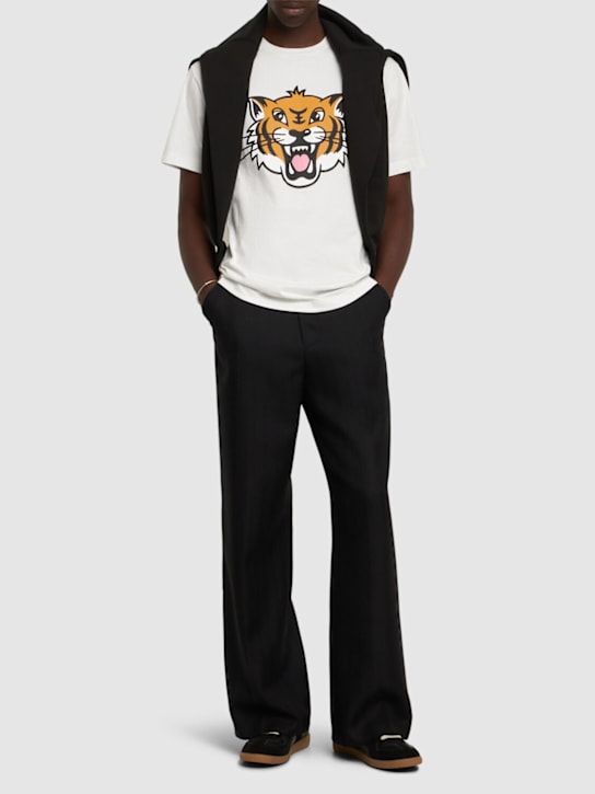 LuisaViaRoma Kenzo ParisT-shirt Happy Tiger In Cotone