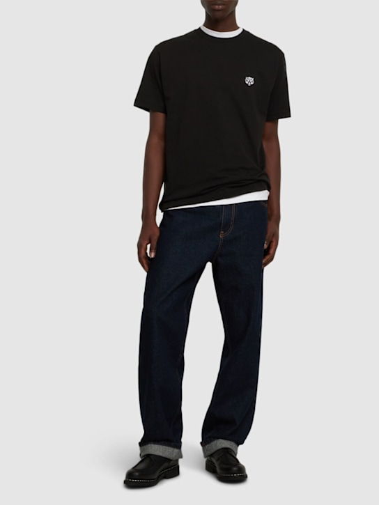 LuisaViaRoma Kenzo ParisT-shirt Happy Tiger In Cotone Ricamato