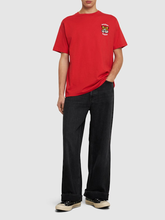 LuisaViaRoma Kenzo ParisT-shirt Verdy In Cotone Con Ricamo
