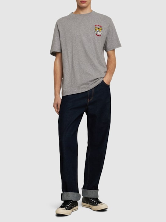LuisaViaRoma Kenzo ParisT-shirt Verdy In Cotone Con Ricamo