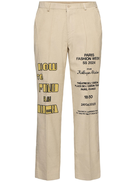 LuisaViaRoma KidSuper StudiosPantaloni How To Find An Idea con stampa
