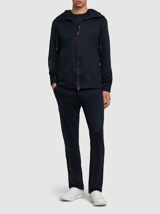 LuisaViaRoma KitonFelpa In Cotone Con Zip E Cappuccio