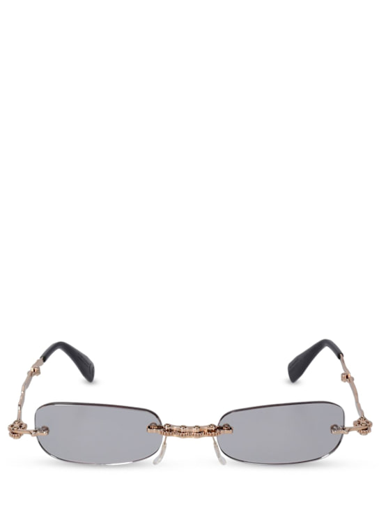 LuisaViaRoma Kuboraum BerlinOcchiali da sole H47 Metal Machinery senza profilo