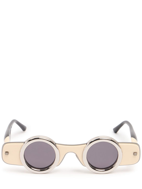 LuisaViaRoma Kuboraum BerlinOcchiali da sole tondi J50 in acetato e metallo