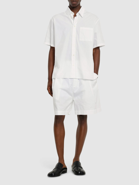 LuisaViaRoma LaneusCamicia A Maniche Corte Unisex In Popeline