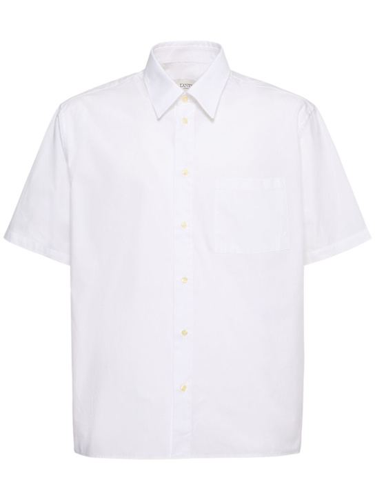 LuisaViaRoma LaneusCamicia a maniche corte unisex in popeline