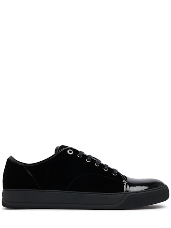 LuisaViaRoma LanvinSneakers basse in velour e pelle