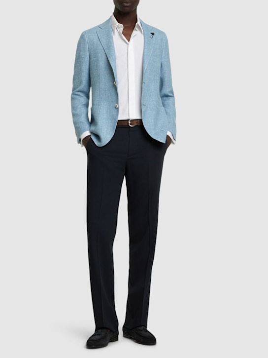 LuisaViaRoma LardiniBlazer Monopetto In Lana E Lino