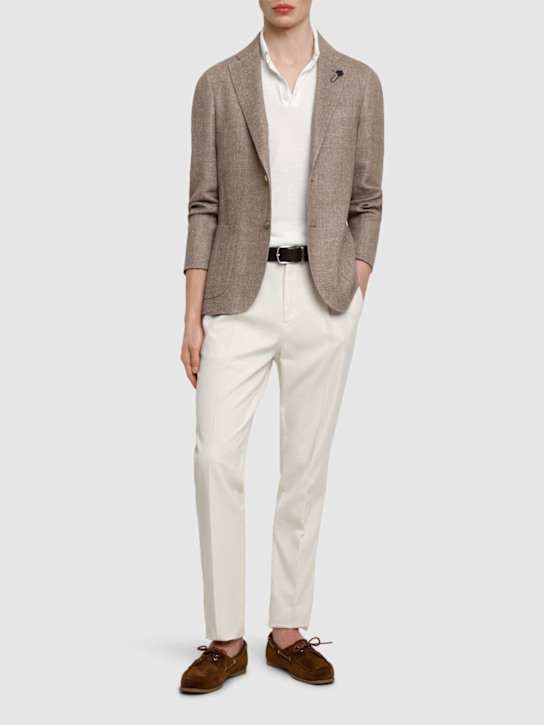 LuisaViaRoma LardiniBlazer Monopetto In Lana E Lino