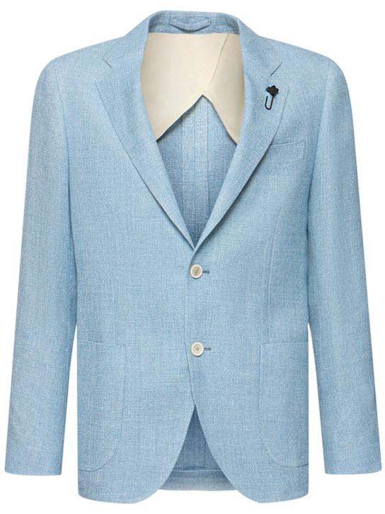 LuisaViaRoma LardiniBlazer monopetto in lana e lino