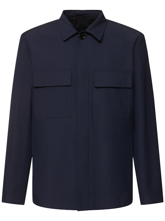 LuisaViaRoma LardiniCamicia in maglia di lana e cotone