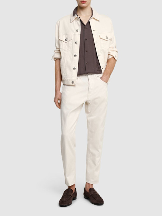 LuisaViaRoma LardiniJeans In Denim Di Cotone Stretch