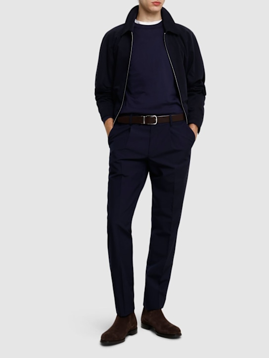 LuisaViaRoma LardiniPantaloni Con Pinces In Lana E Cotone