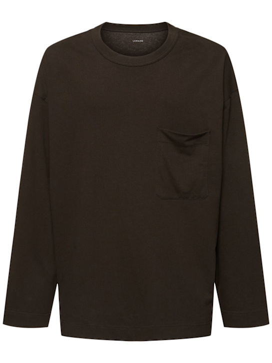 LuisaViaRoma LemaireT-shirt a maniche lunghe oversize