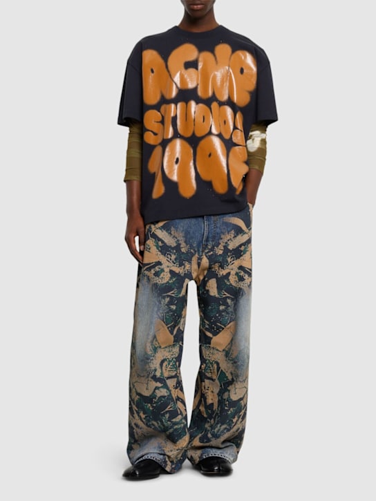 LuisaViaRoma Acne StudiosT-shirt Eresa Con Logo