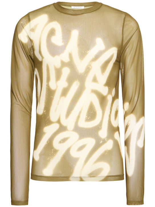 LuisaViaRoma Acne StudiosTop Elore Spray in mesh