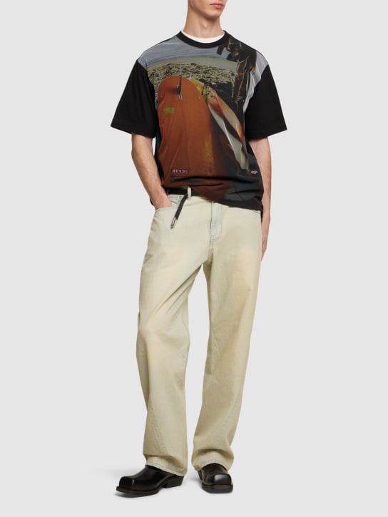 LuisaViaRoma After PrayT-shirt In Mesh Con Stampa