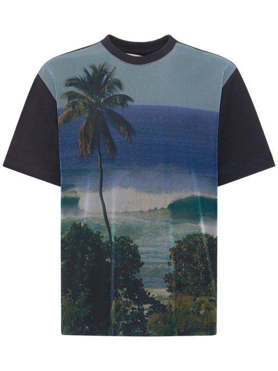 LuisaViaRoma After PrayT-shirt in mesh con stampa