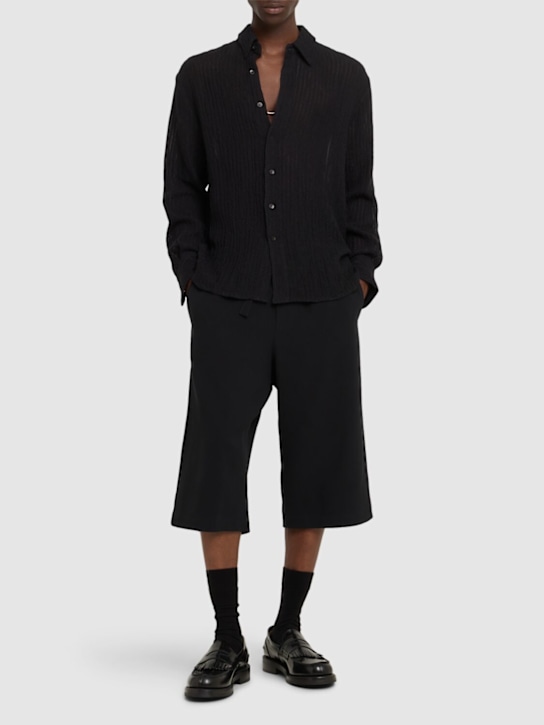 LuisaViaRoma AMI ParisBermuda Oversize In Cotone