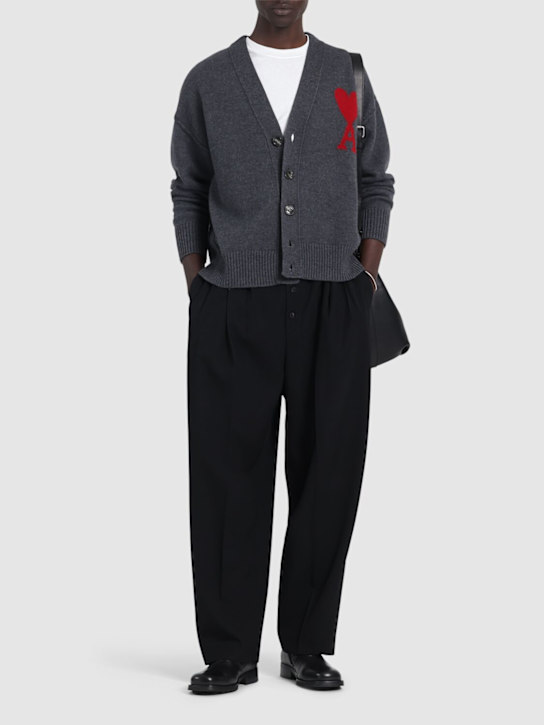 LuisaViaRoma AMI ParisCardigan In Maglia Di Lana