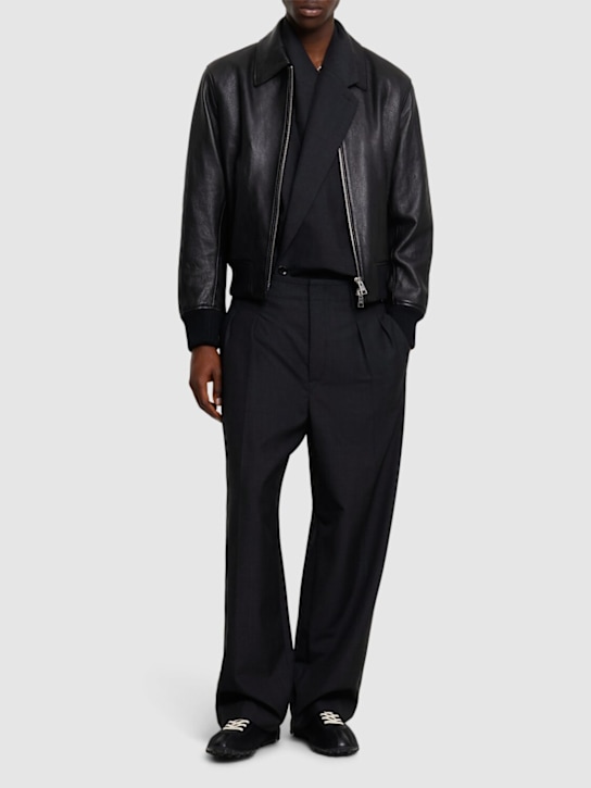 LuisaViaRoma AMI ParisGiacca In Pelle Con Zip