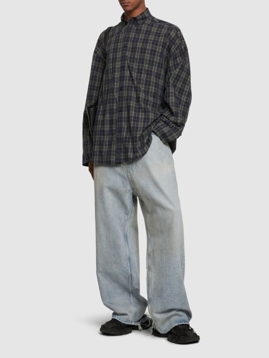 LuisaViaRoma BalenciagaCamicia In Cotone Check