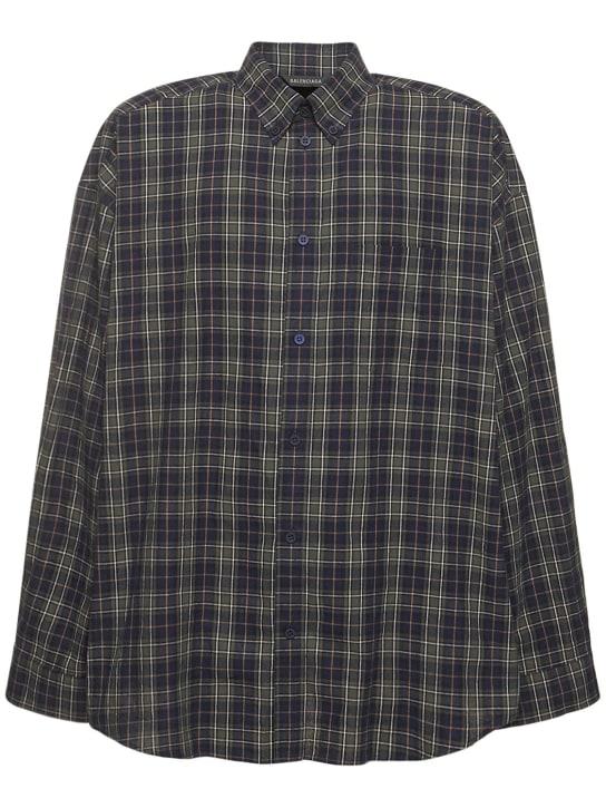 LuisaViaRoma BalenciagaCamicia in cotone check
