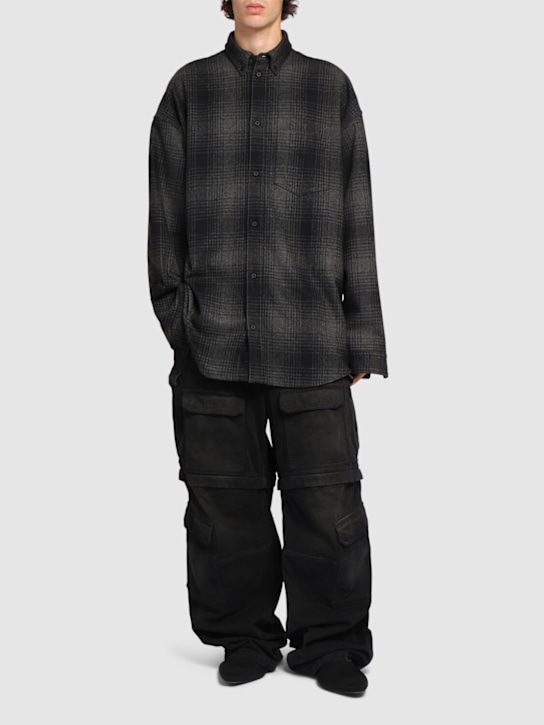 LuisaViaRoma BalenciagaCamicia Oversize A Quadri