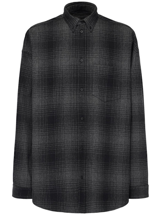 LuisaViaRoma BalenciagaCamicia oversize a quadri