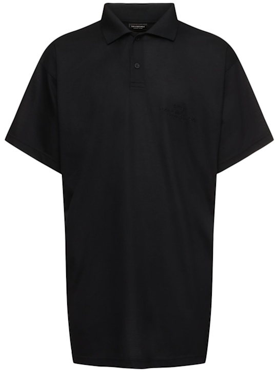 LuisaViaRoma BalenciagaPolo in cotone con logo