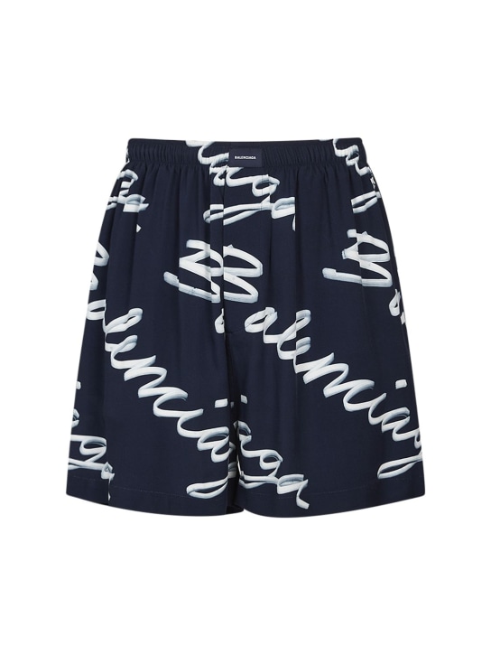 LuisaViaRoma BalenciagaShorts in viscosa con logo