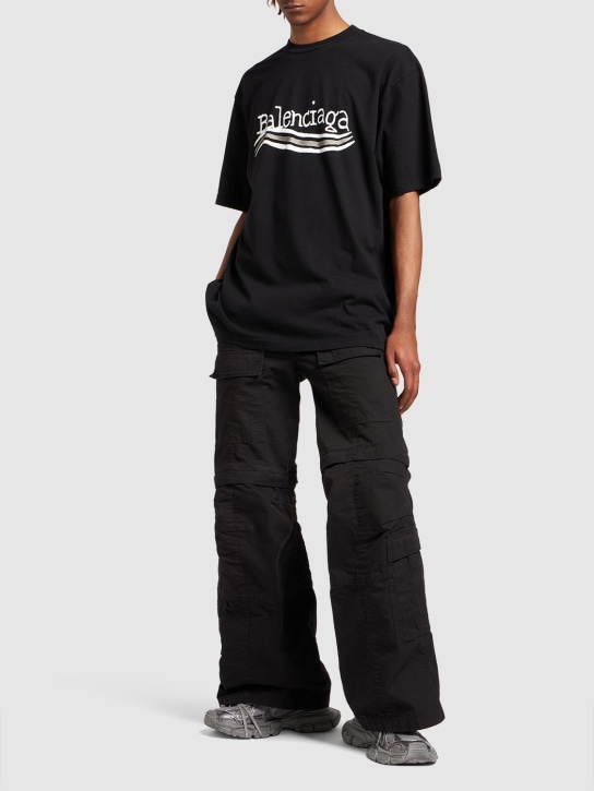 LuisaViaRoma BalenciagaT-shirt In Cotone Con Logo