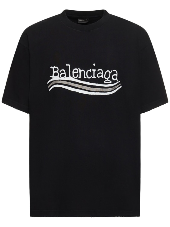 LuisaViaRoma BalenciagaT-shirt in cotone con logo