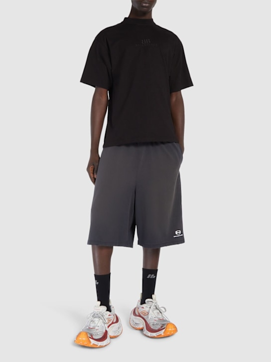 LuisaViaRoma BalenciagaT-shirt In Jersey Destroyed