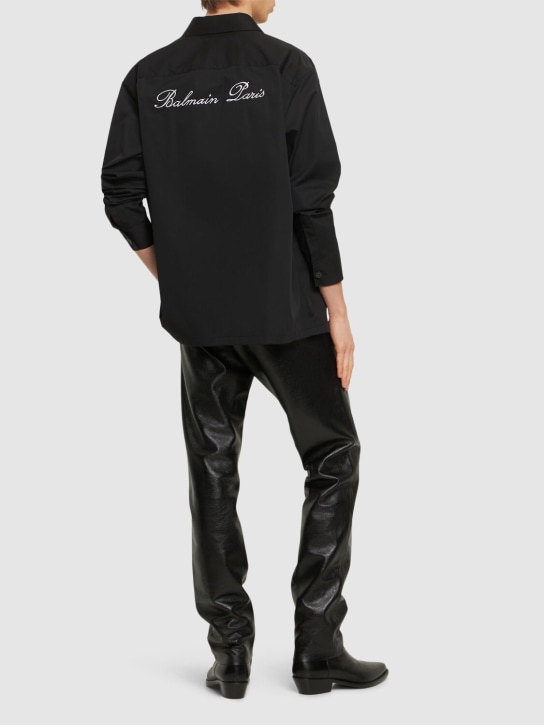 LuisaViaRoma BalmainGiacca In Cotone Con Logo