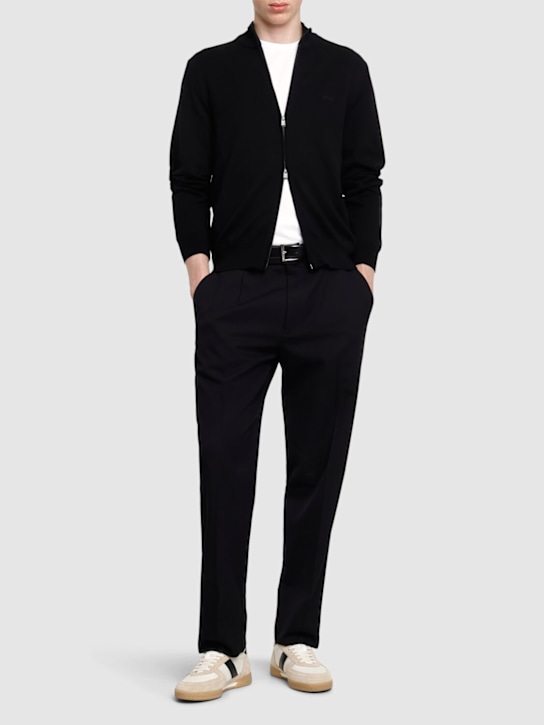 LuisaViaRoma BossFelpa Palano In Cotone Con Zip