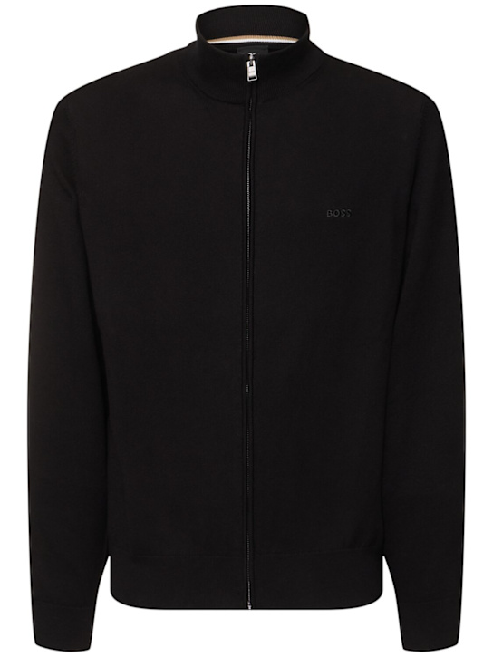 LuisaViaRoma BossFelpa Palano in cotone con zip