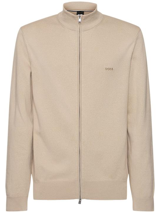 LuisaViaRoma BossFelpa Palano in cotone con zip