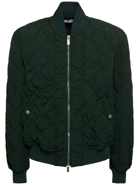 LuisaViaRoma BurberryBomber in nylon trapuntato