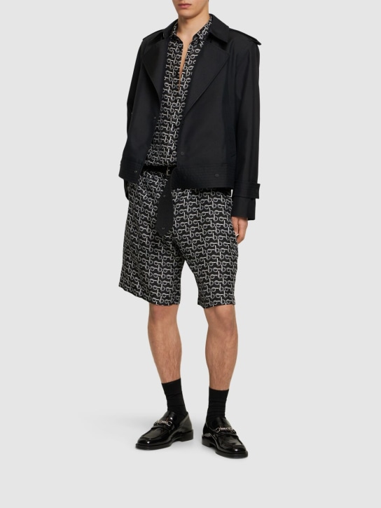 LuisaViaRoma BurberryBomber In Seta