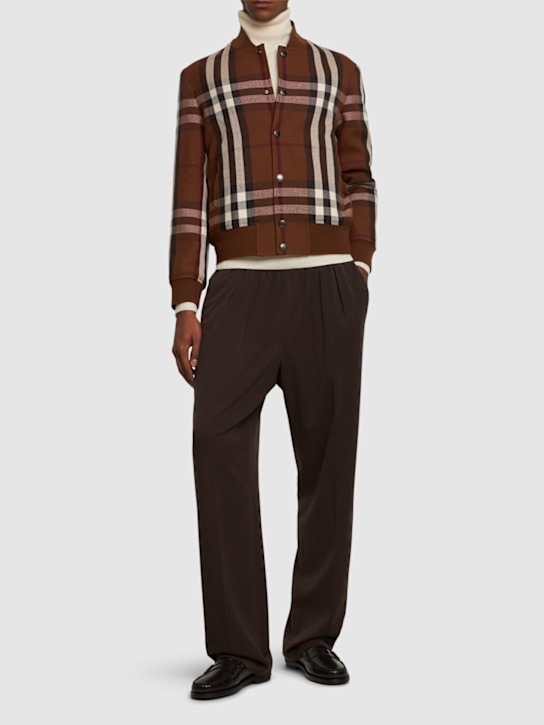 LuisaViaRoma BurberryBomber Landon Check