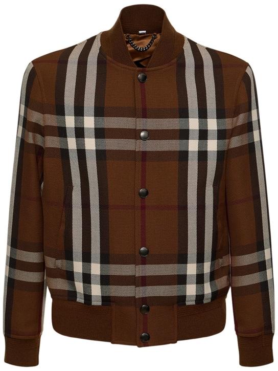 LuisaViaRoma BurberryBomber Landon check