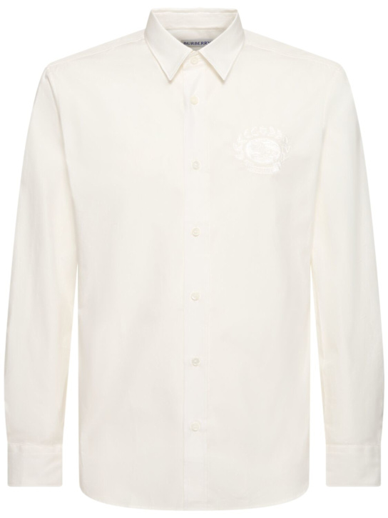 LuisaViaRoma BurberryCamicia in cotone con logo