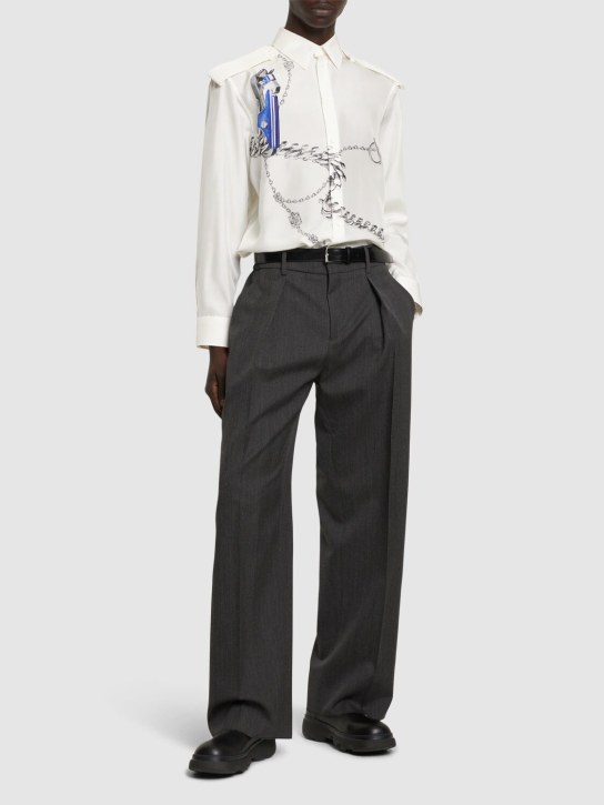 LuisaViaRoma BurberryCamicia In Seta Stampata