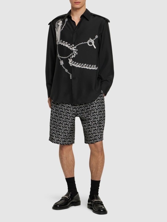 LuisaViaRoma BurberryCamicia In Seta Stampata