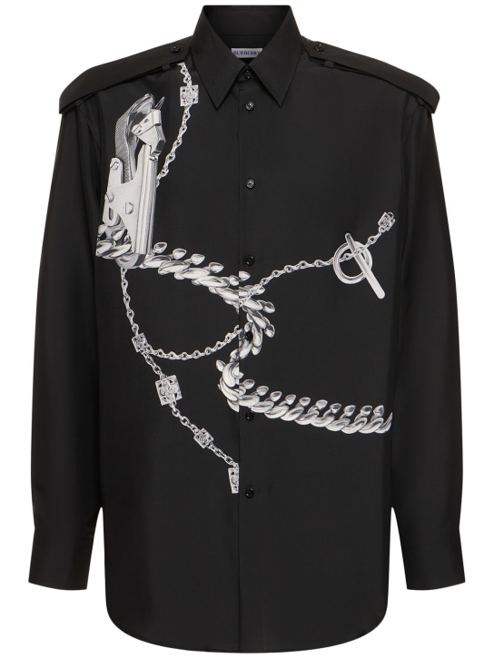 LuisaViaRoma BurberryCamicia in seta stampata