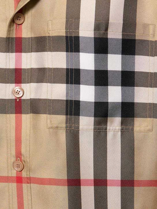 LuisaViaRoma BurberryCamicia Reepham In Seta Check