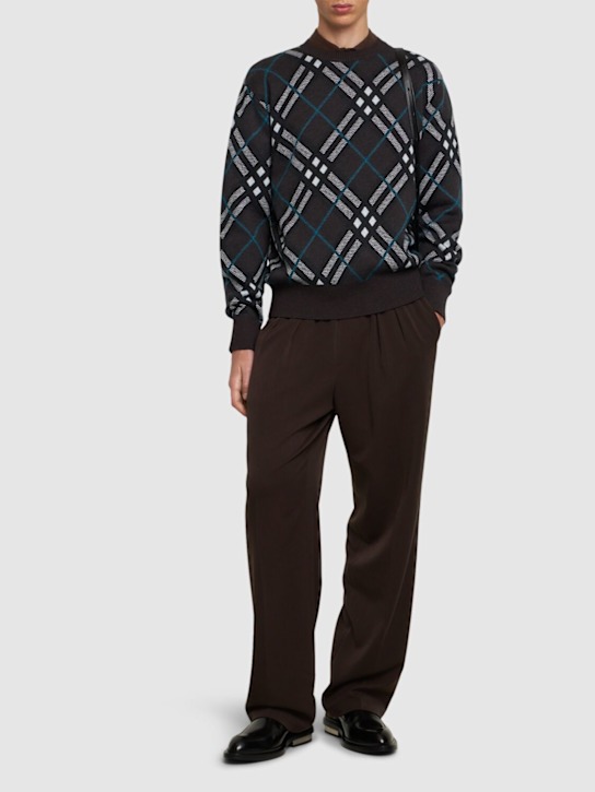 LuisaViaRoma BurberryFelpa Essential In Misto Lana