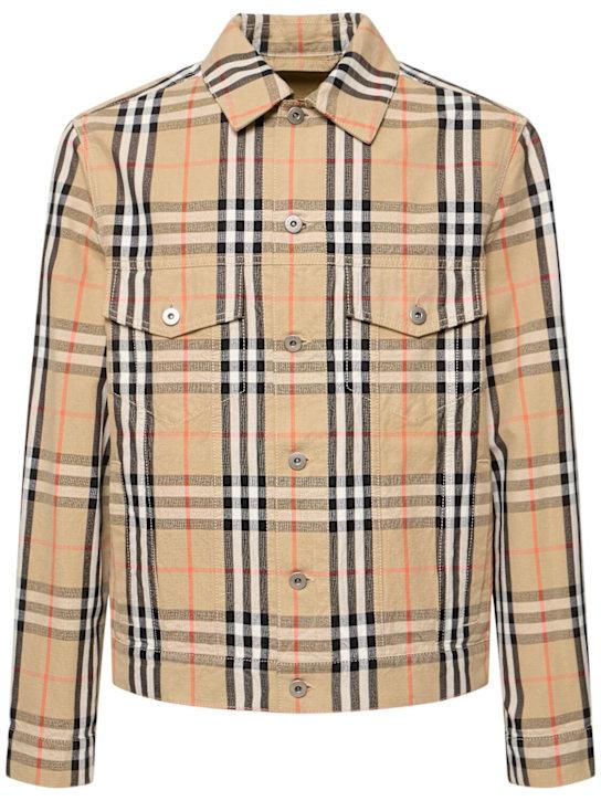 LuisaViaRoma BurberryGiacca Icon in cotone check