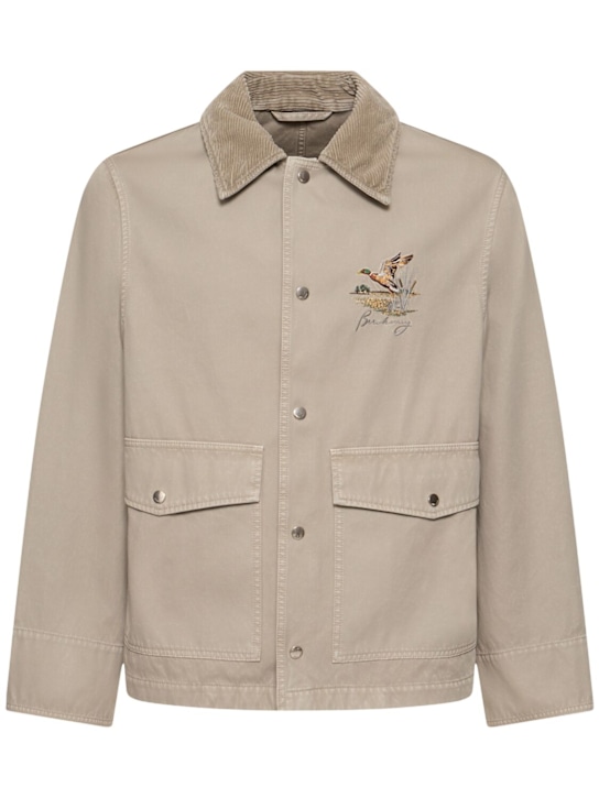 LuisaViaRoma BurberryGiacca in cotone con logo